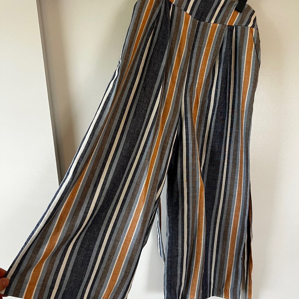 Casual Linen capri length pants